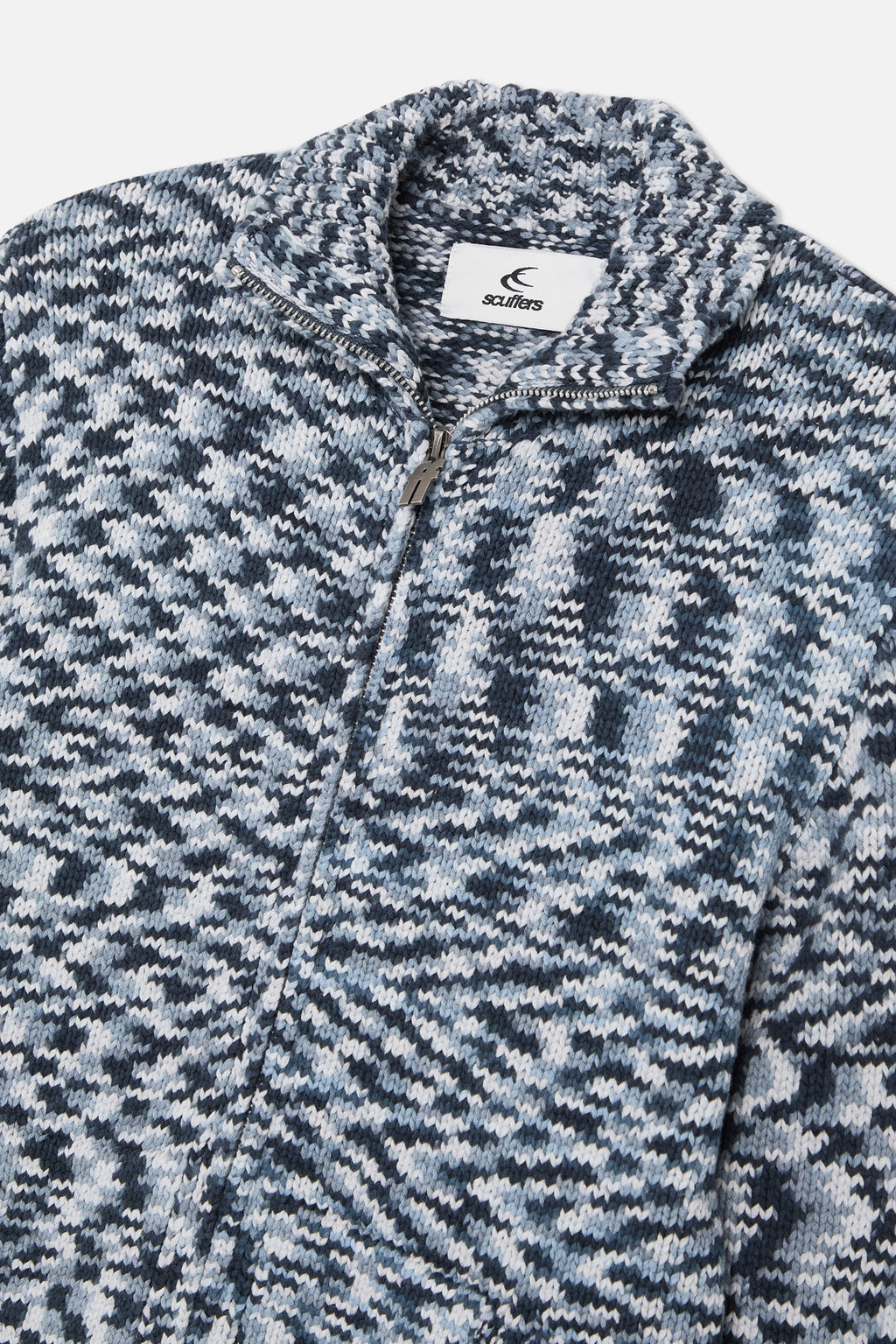 Prendas De Punto Scuffers Tropic Knit Zipper Grises | 86740BYRI