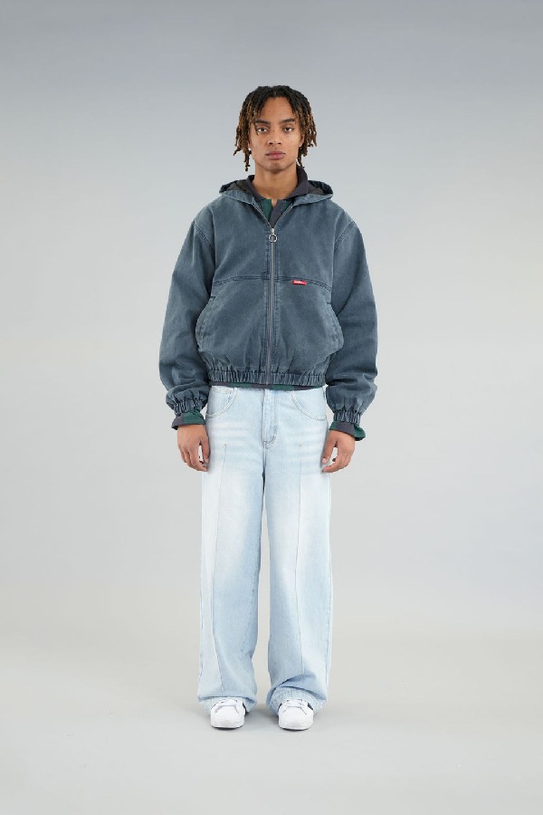 Ropa De Abrigo Scuffers Stained Work Jacket Azul Marino Azules | 68705EIVX