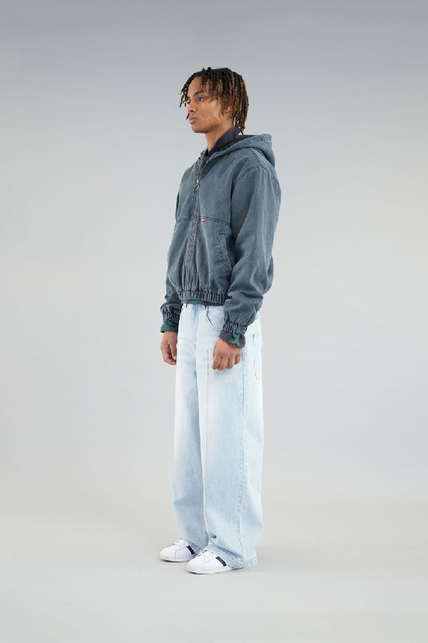 Ropa De Abrigo Scuffers Stained Work Jacket Azul Marino Azules | 68705EIVX