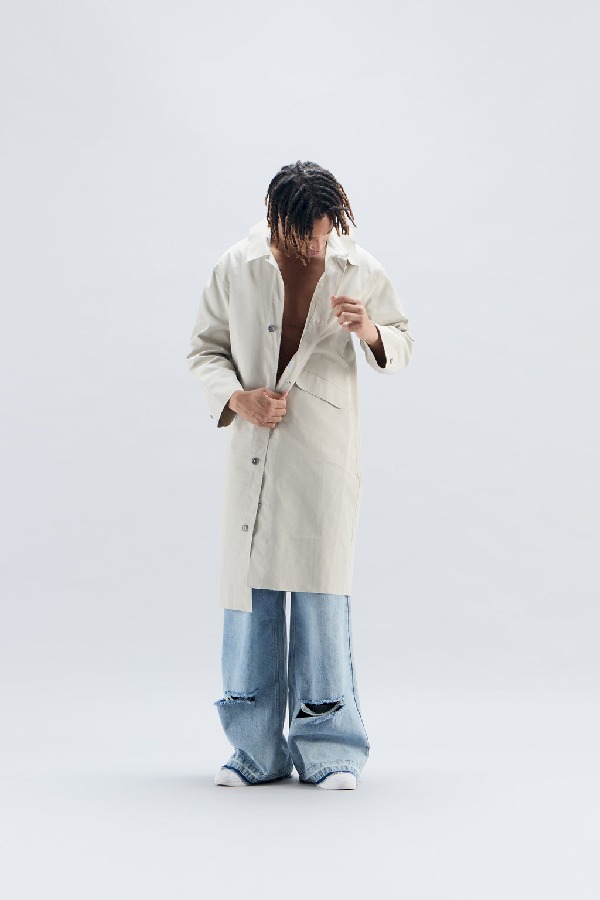 Ropa De Abrigo Scuffers Trench Coat Beige Claro | 04936WXIM