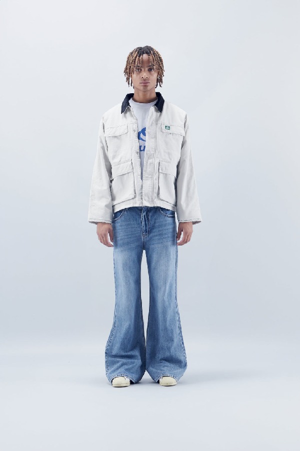 Ropa De Abrigo Scuffers Work Jacket Ecru | 36194PBQS