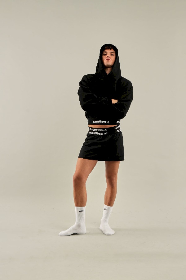 Ropa Interior Scuffers Double Underwear Negros | 46217ZOQG