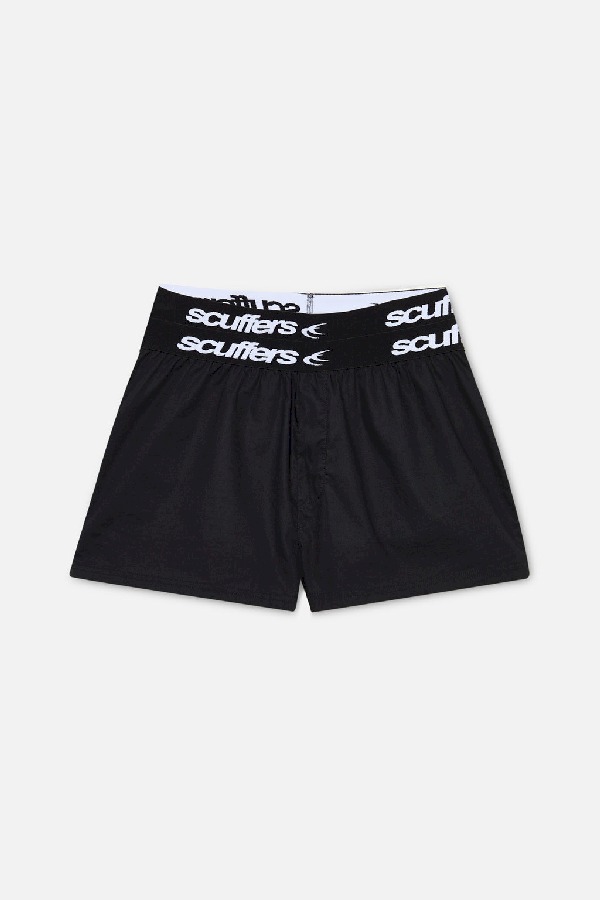 Ropa Interior Scuffers Double Underwear Negros | 46217ZOQG