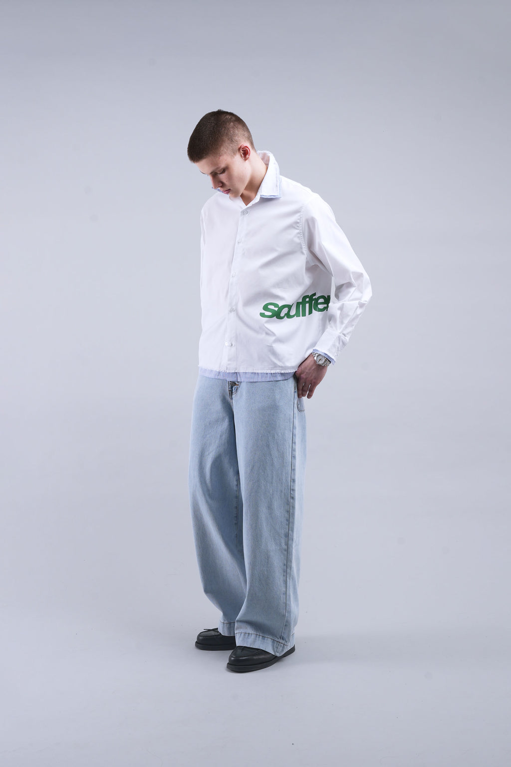 Shirts and Polos Scuffers Broke Shirt Blancos | 52473KCWP