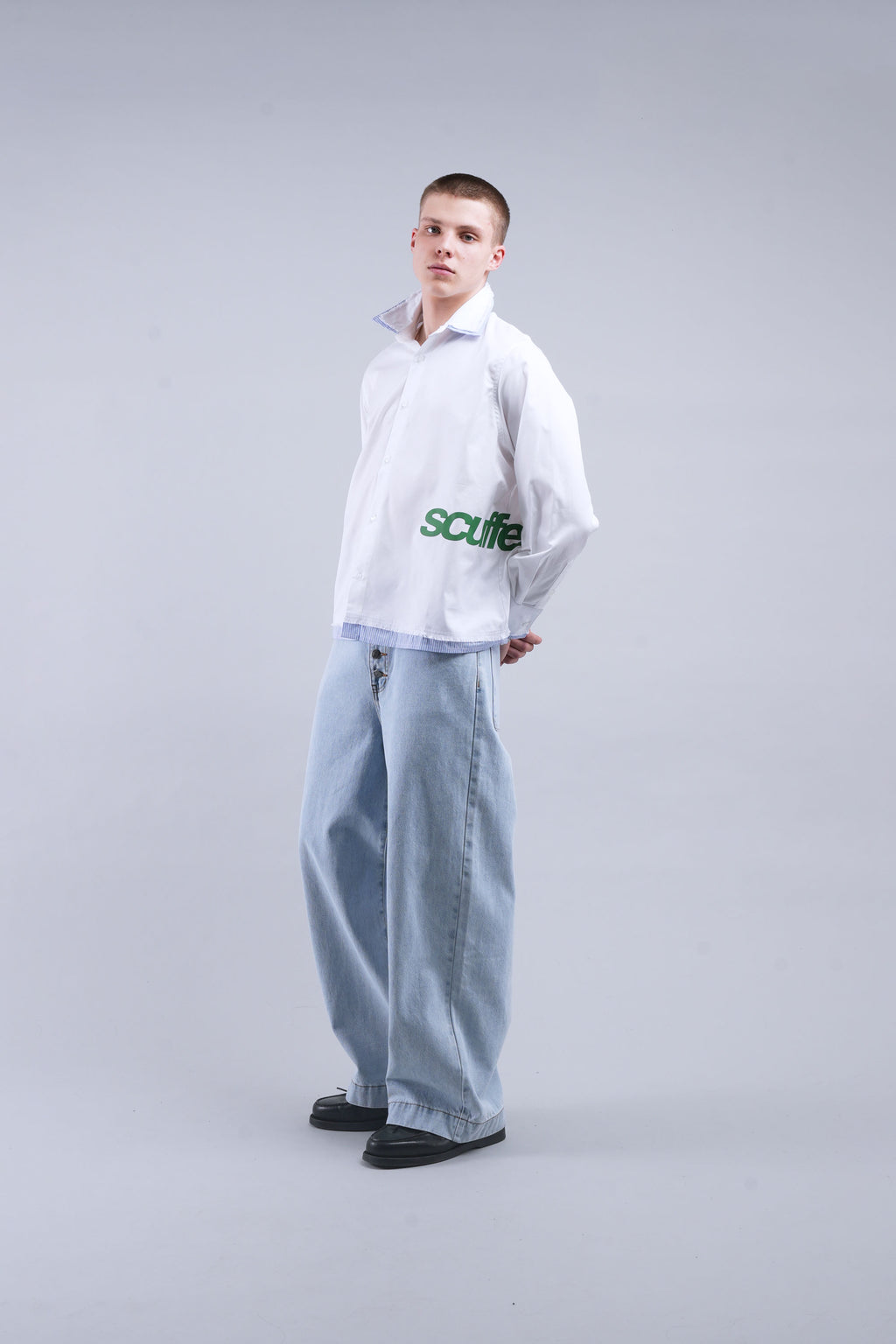 Shirts and Polos Scuffers Broke Shirt Blancos | 52473KCWP