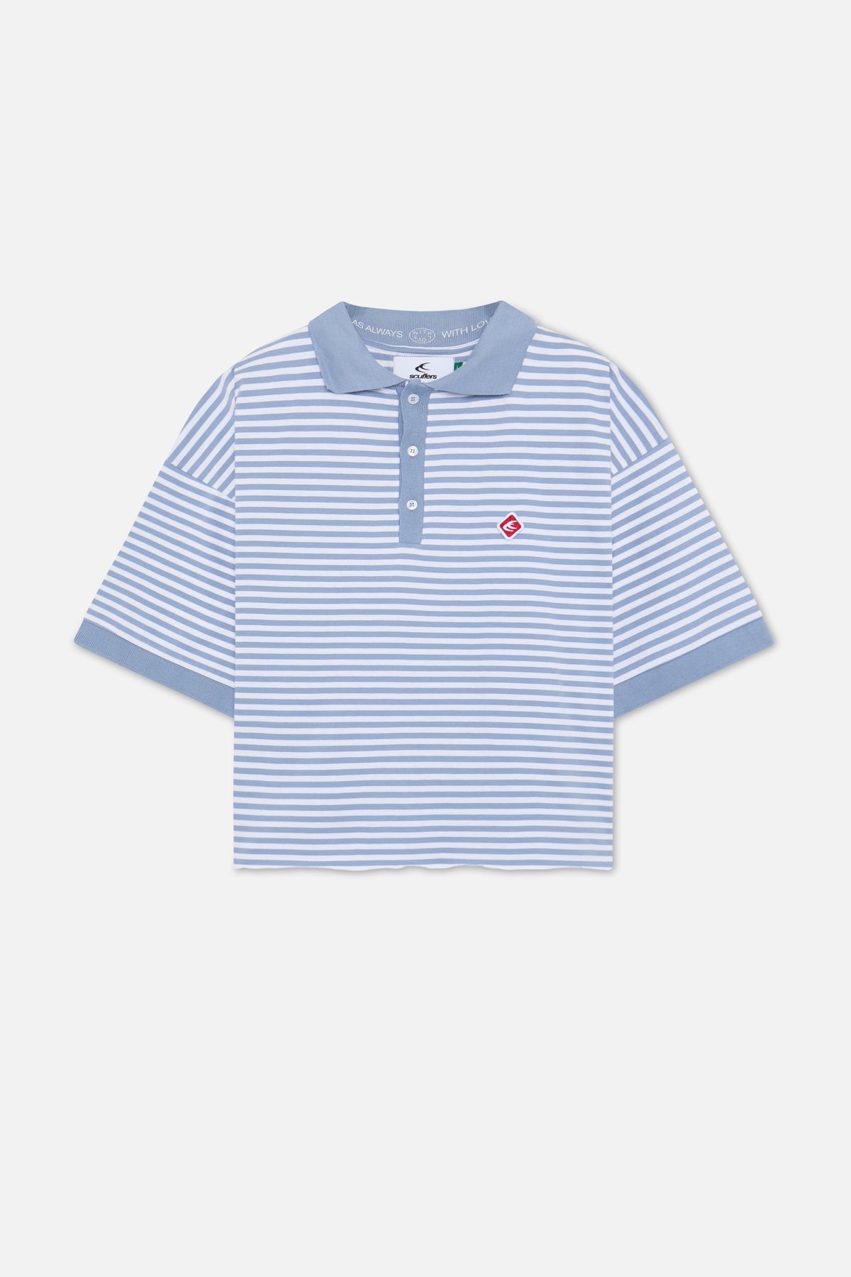 Shirts and Polos Scuffers Heritage Polo Azules Claro | 51926RTUN