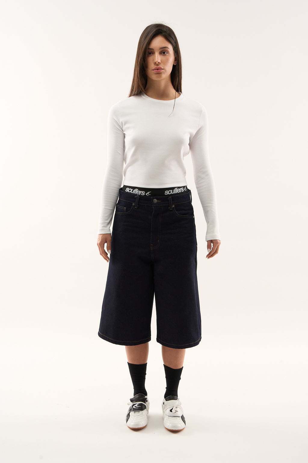 Short Scuffers Jumbo Shorts Azules Oscuro | 28504HWCV