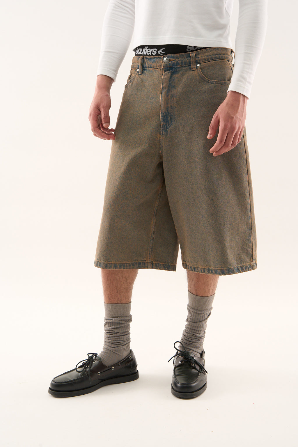 Short Scuffers Jumbo Shorts Marrom | 86170TBNV