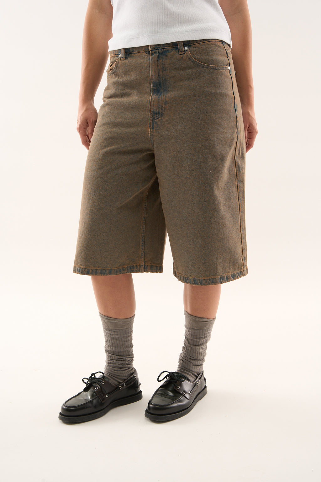 Short Scuffers Jumbo Shorts Marrom | 86170TBNV