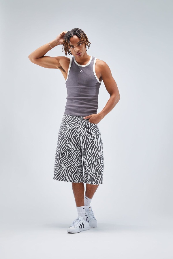 Short Scuffers Jumbo Zebra | 35086GIOZ