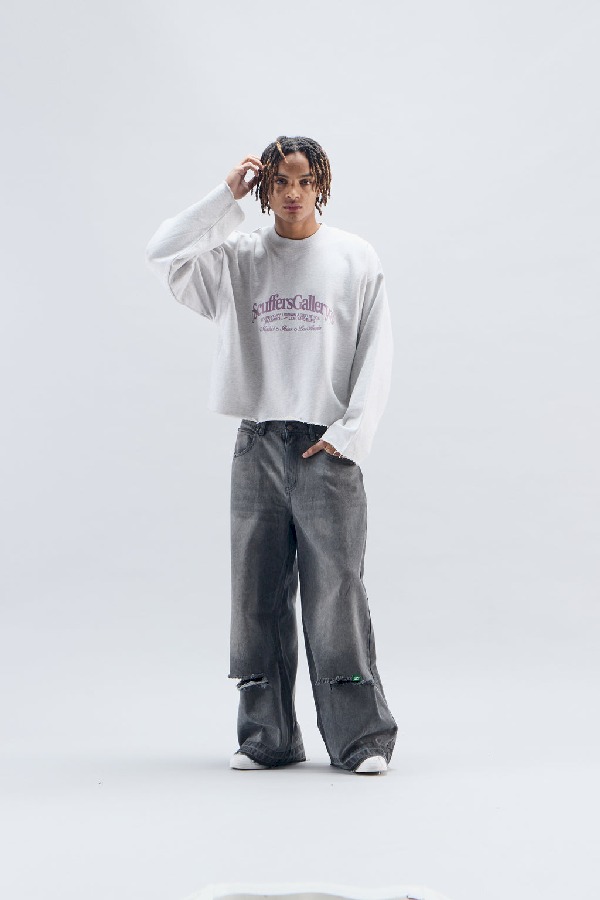 Sudaderas Scuffers Gallery Grises | 58103FZON