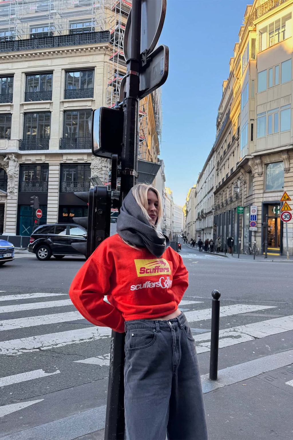 Sudaderas Scuffers General Sweatshirt Naranjas | 37256BJLG