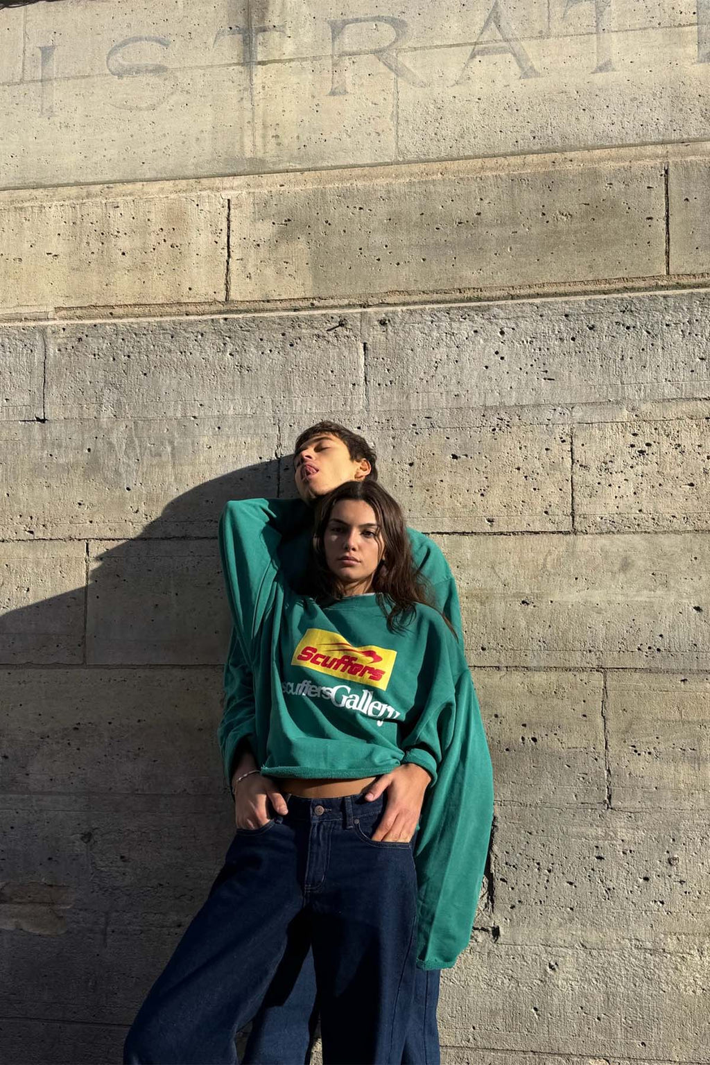 Sudaderas Scuffers General Sweatshirt Verdes | 34051SNJP
