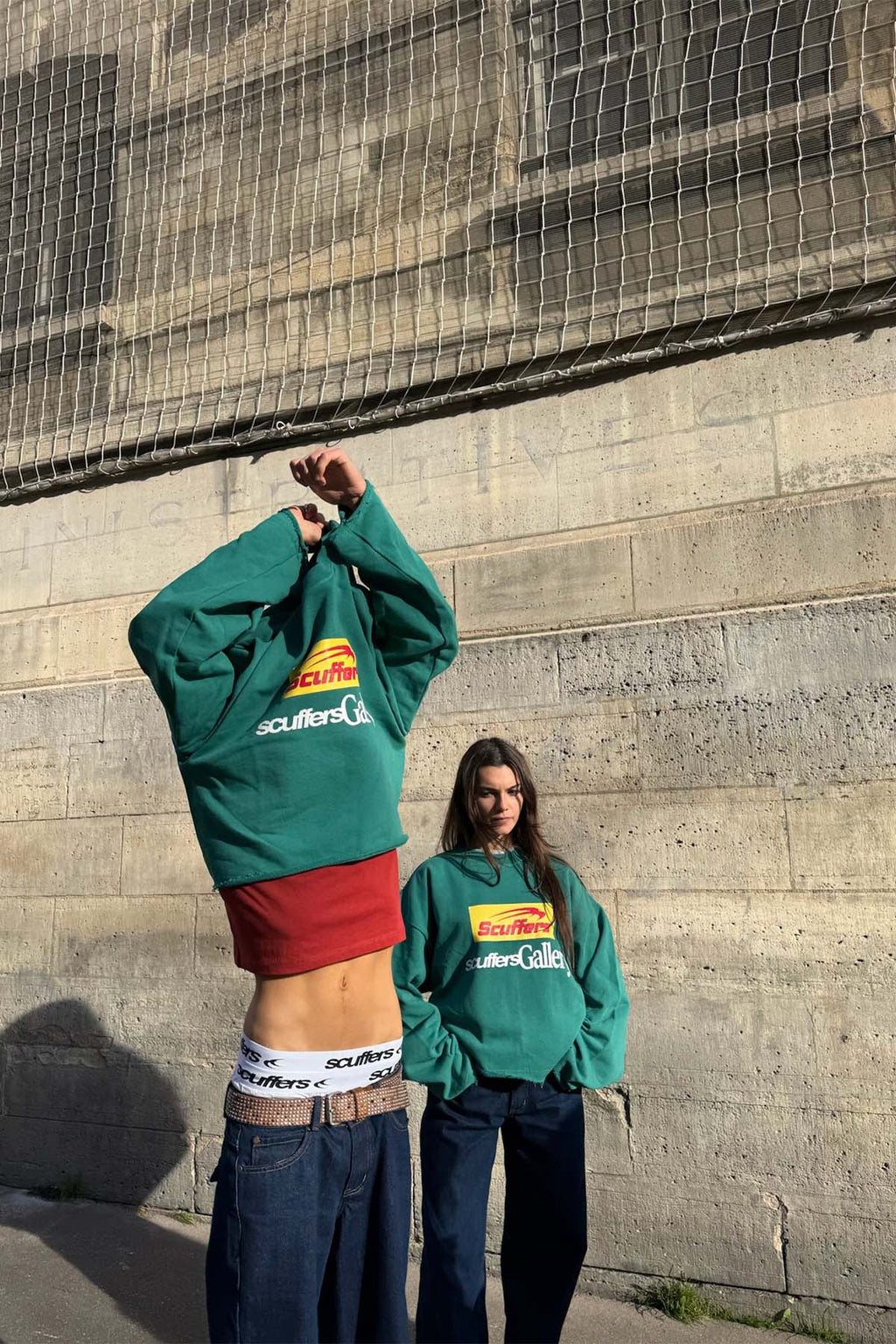 Sudaderas Scuffers General Sweatshirt Verdes | 34051SNJP