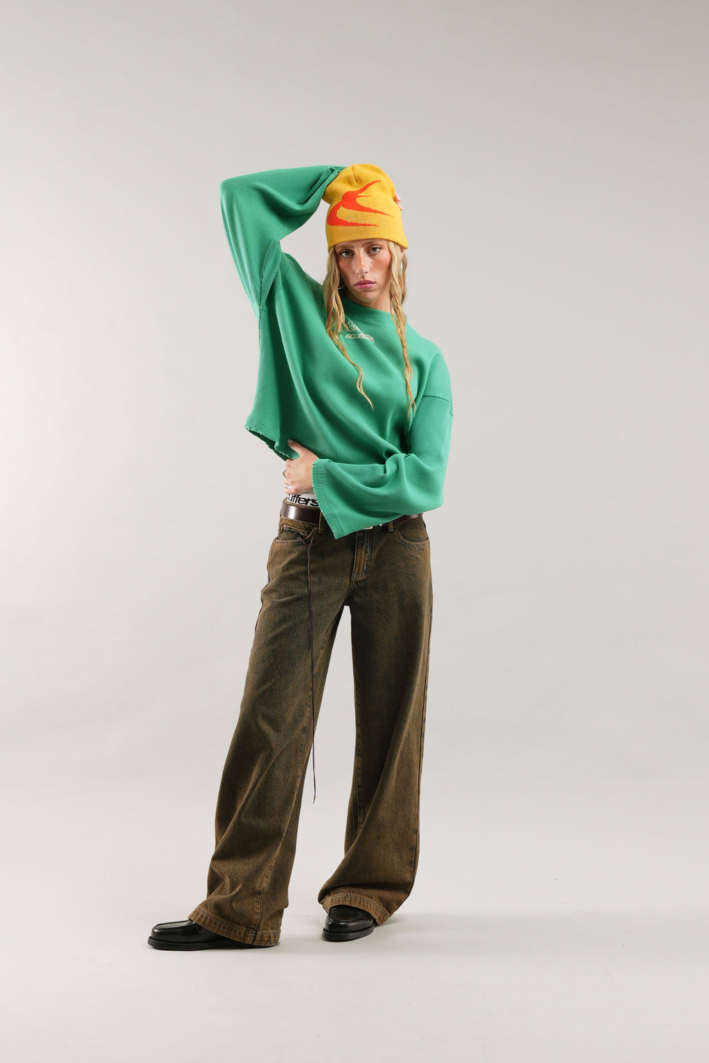 Sudaderas Scuffers Starnova Longsleeve Verdes | 39765JTXM