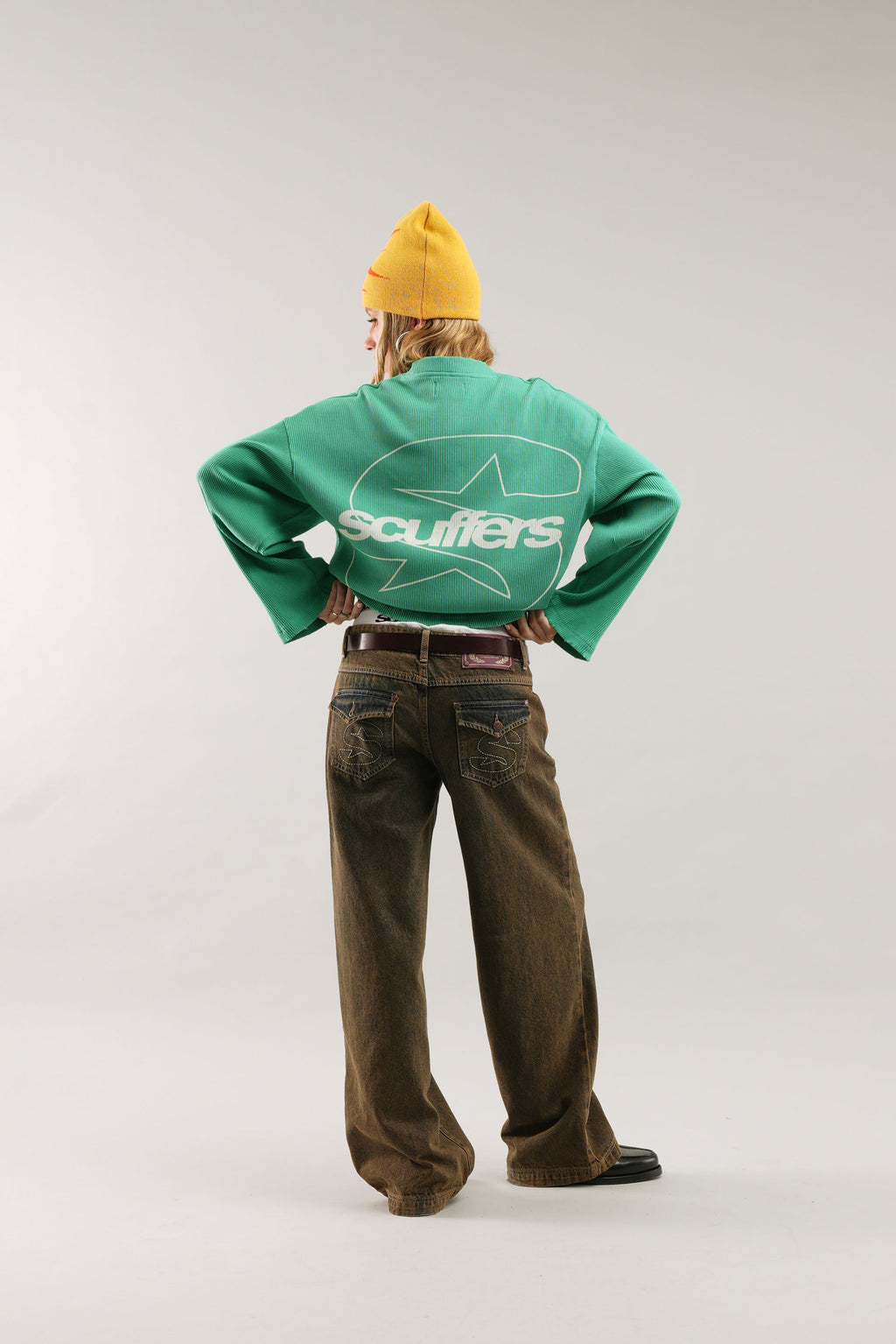 Sudaderas Scuffers Starnova Longsleeve Verdes | 39765JTXM