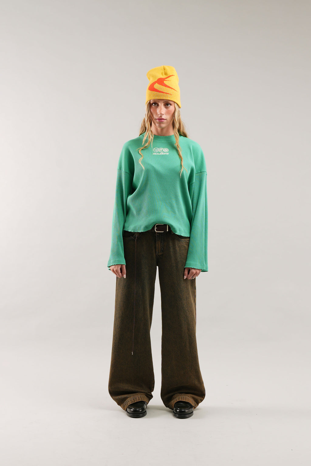 Sudaderas Scuffers Starnova Longsleeve Verdes | 39765JTXM