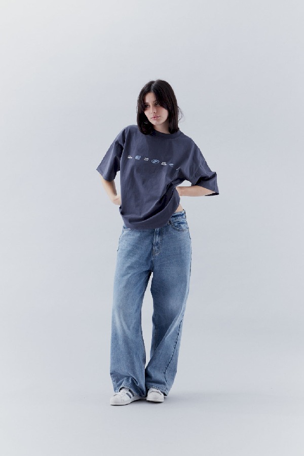 T-Shirts Scuffers 7 Logo Azul Marino | 47950QUOT