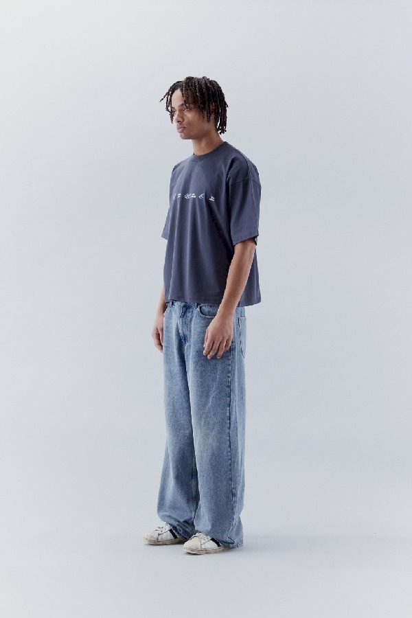 T-Shirts Scuffers 7 Logo Azul Marino | 47950QUOT