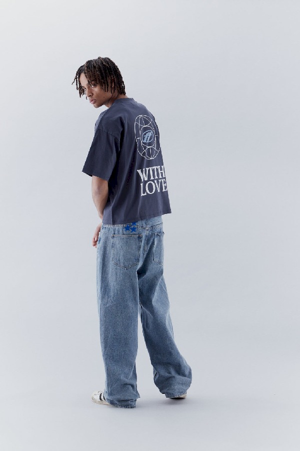 T-Shirts Scuffers 7 Logo Azul Marino | 47950QUOT