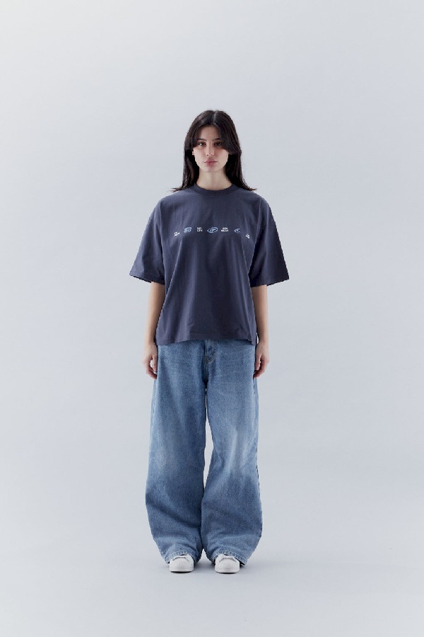 T-Shirts Scuffers 7 Logo Azul Marino | 47950QUOT