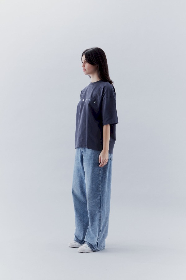 T-Shirts Scuffers 7 Logo Azul Marino | 47950QUOT