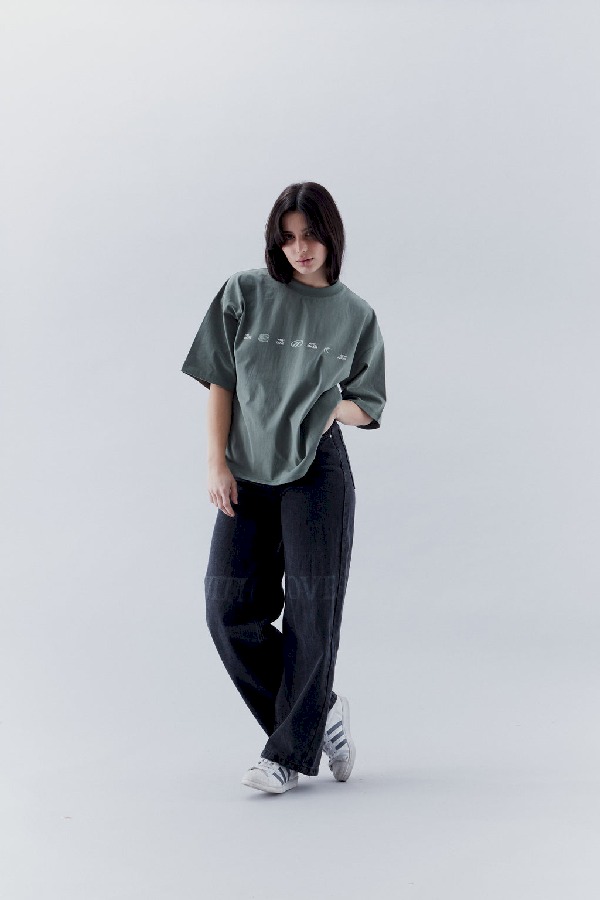 T-Shirts Scuffers 7 Logo Verdes | 04621HJDC
