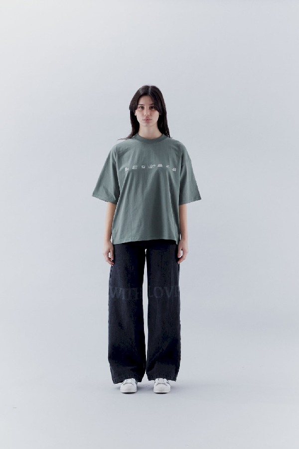 T-Shirts Scuffers 7 Logo Verdes | 04621HJDC