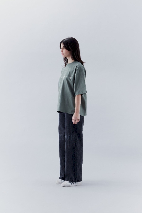 T-Shirts Scuffers 7 Logo Verdes | 04621HJDC