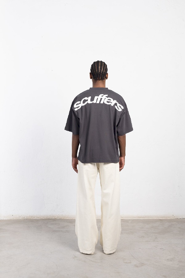 T-Shirts Scuffers Ash T-Shirt | 54096HDCY