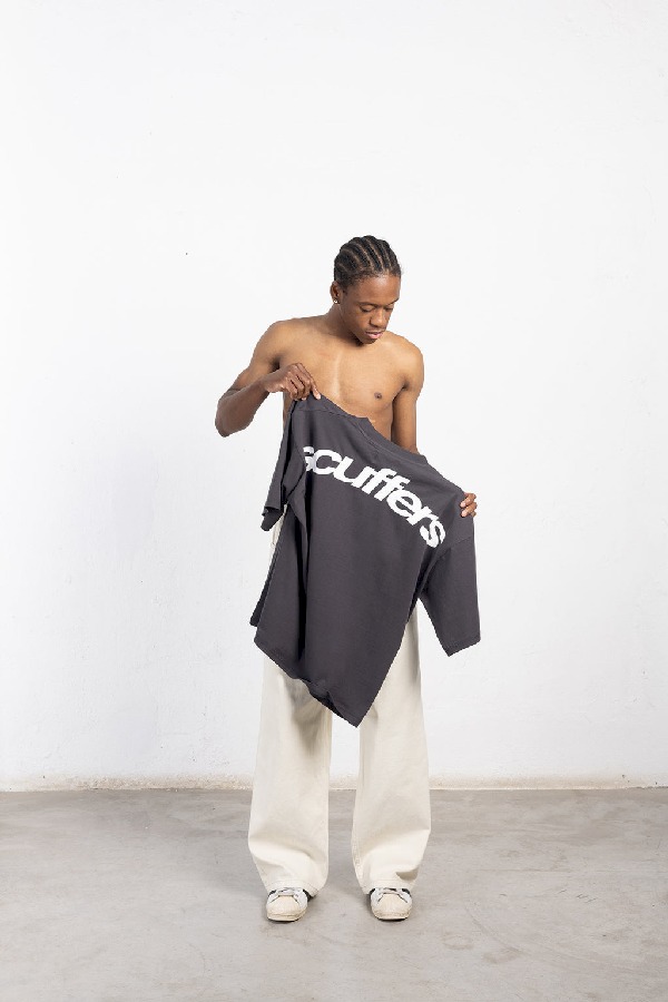 T-Shirts Scuffers Ash T-Shirt | 54096HDCY