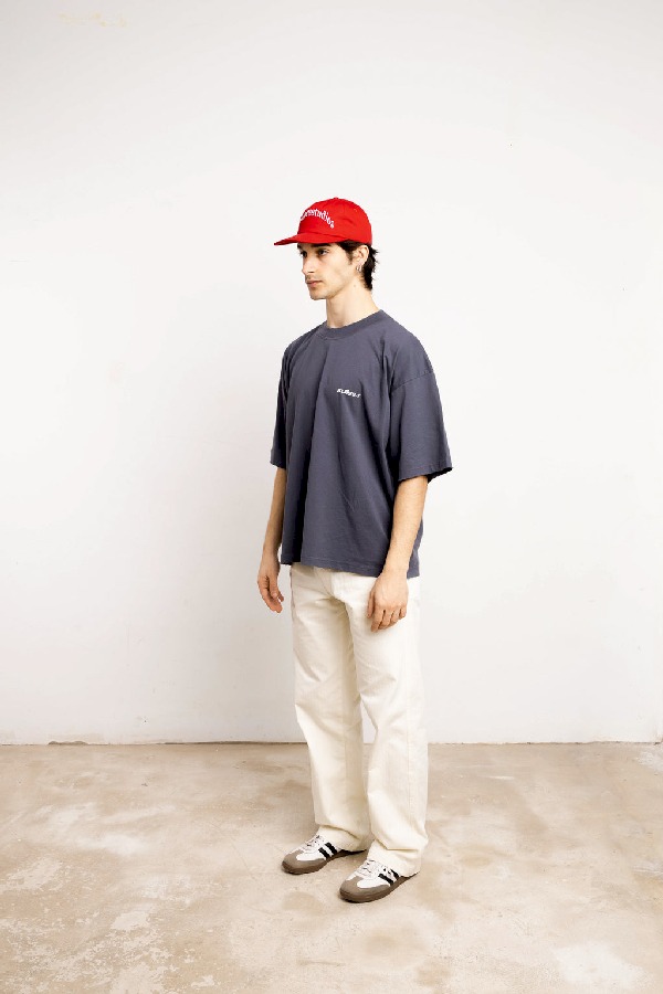 T-Shirts Scuffers Basic Scuffers Azules | 46390MSVQ