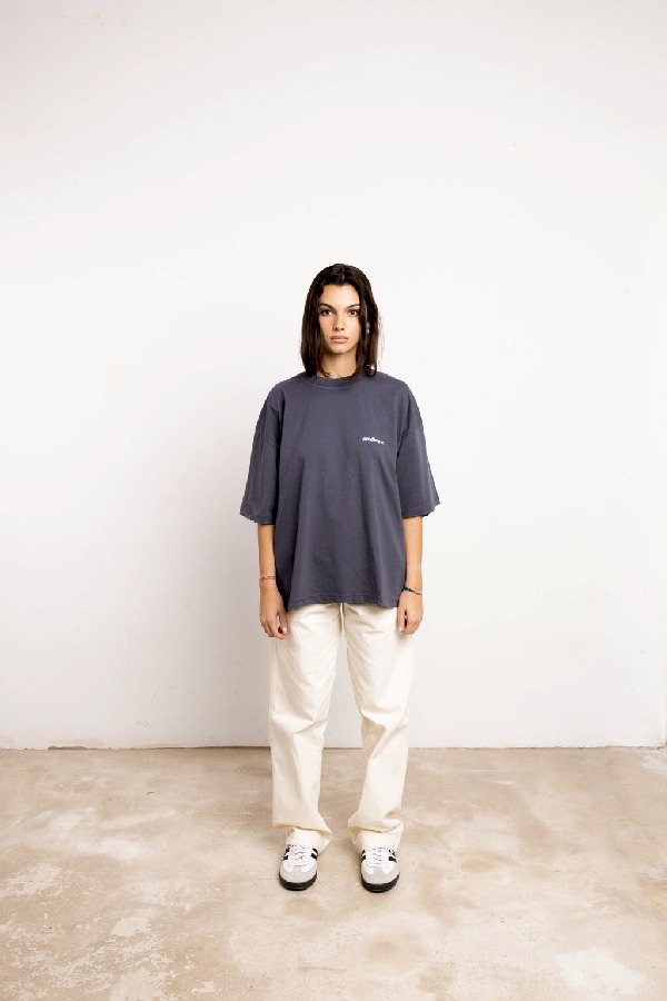 T-Shirts Scuffers Basic Scuffers Azules | 46390MSVQ