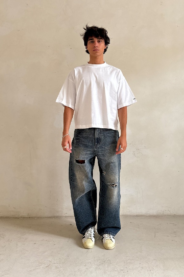 T-Shirts Scuffers Basic T-Shirt Pack Blancos | 74580HECO