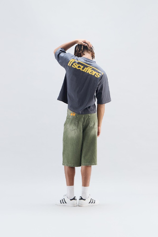 T-Shirts Scuffers Billy T-shirt Azules Oscuro | 18692TUXZ