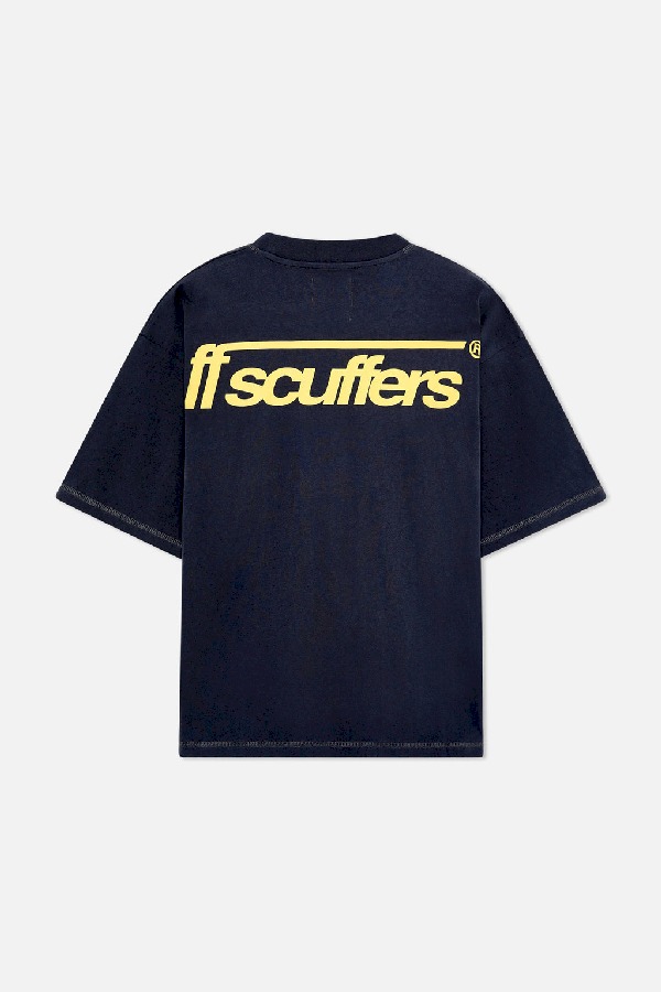 T-Shirts Scuffers Billy T-shirt Azules Oscuro | 18692TUXZ
