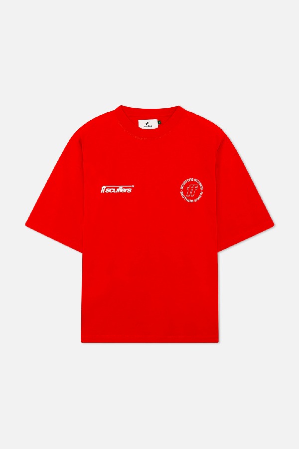 T-Shirts Scuffers Billy T-shirt Rojos | 90618HASL