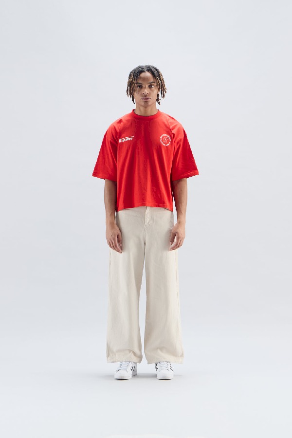 T-Shirts Scuffers Billy T-shirt Rojos | 90618HASL