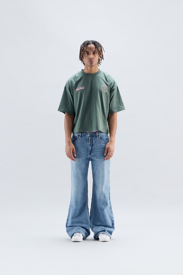 T-Shirts Scuffers Billy T-shirt Verdes | 43869OVZJ