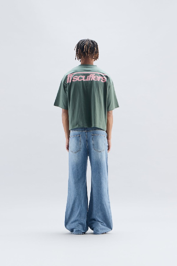 T-Shirts Scuffers Billy T-shirt Verdes | 43869OVZJ