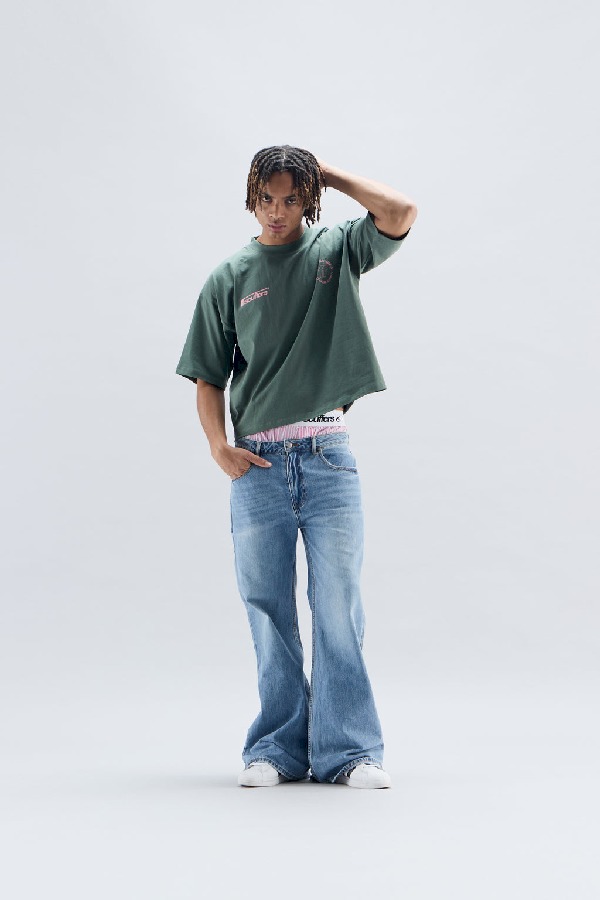 T-Shirts Scuffers Billy T-shirt Verdes | 43869OVZJ