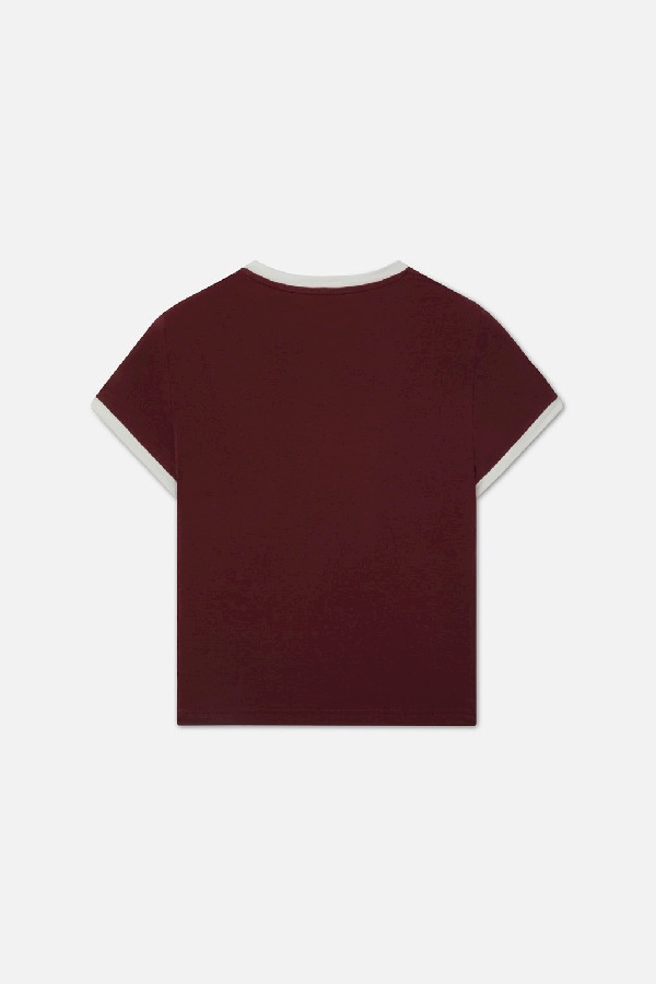T-Shirts Scuffers Block Top Rojos | 53160YTCE