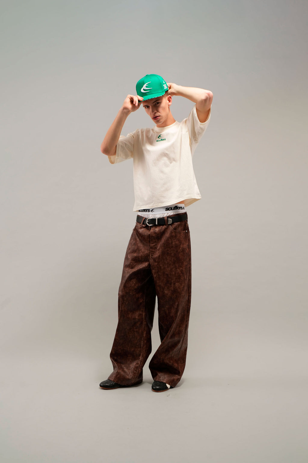 T-Shirts Scuffers Boys or Girls T-Shirt Ecru | 50763LEGH