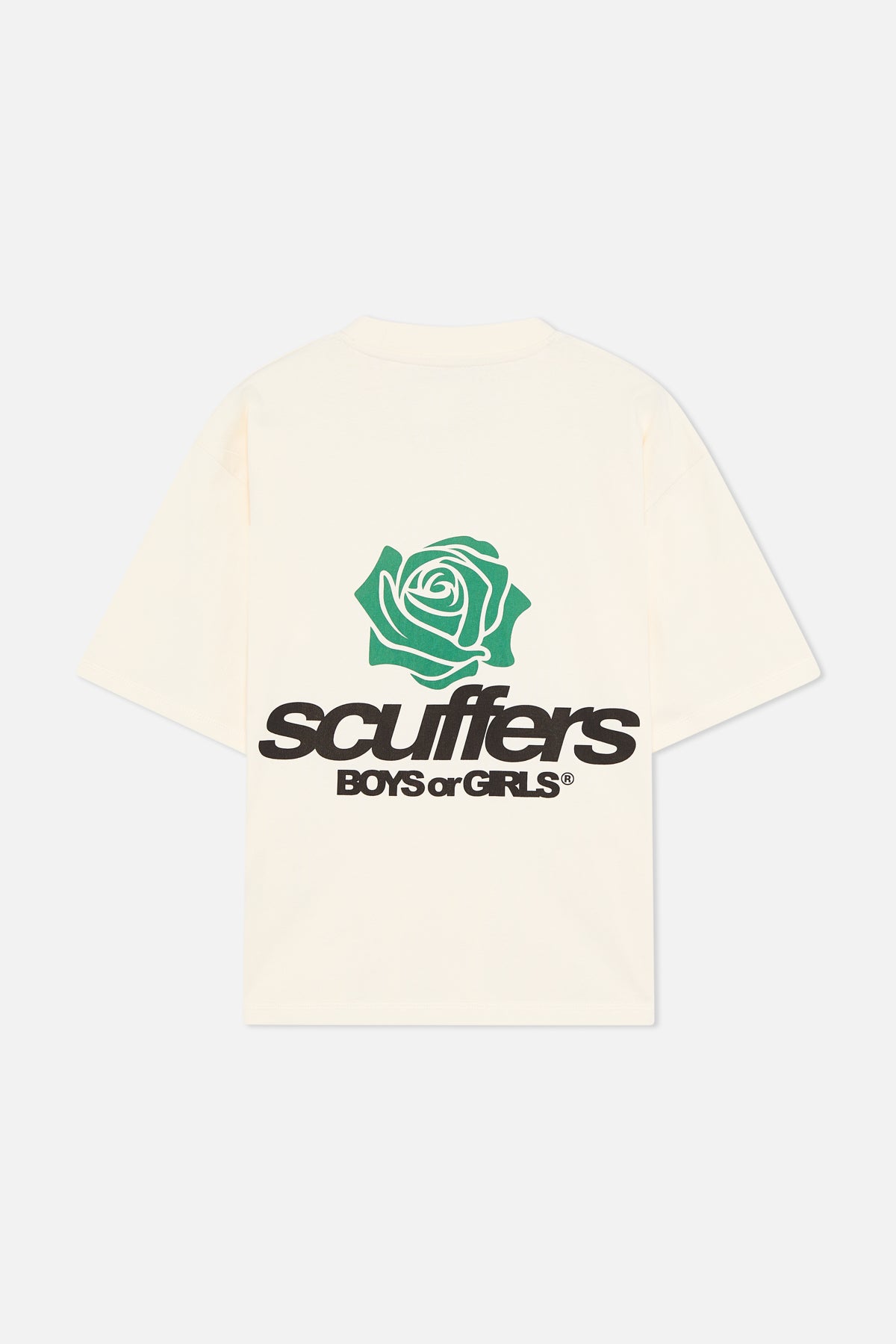 T-Shirts Scuffers Boys or Girls T-Shirt Ecru | 50763LEGH