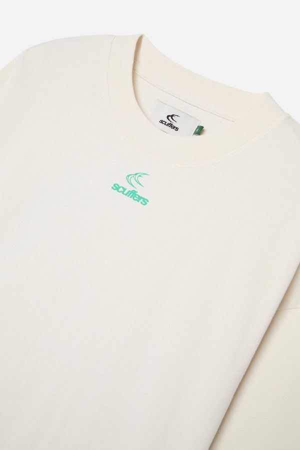 T-Shirts Scuffers CLG Ecru | 10587RXOU