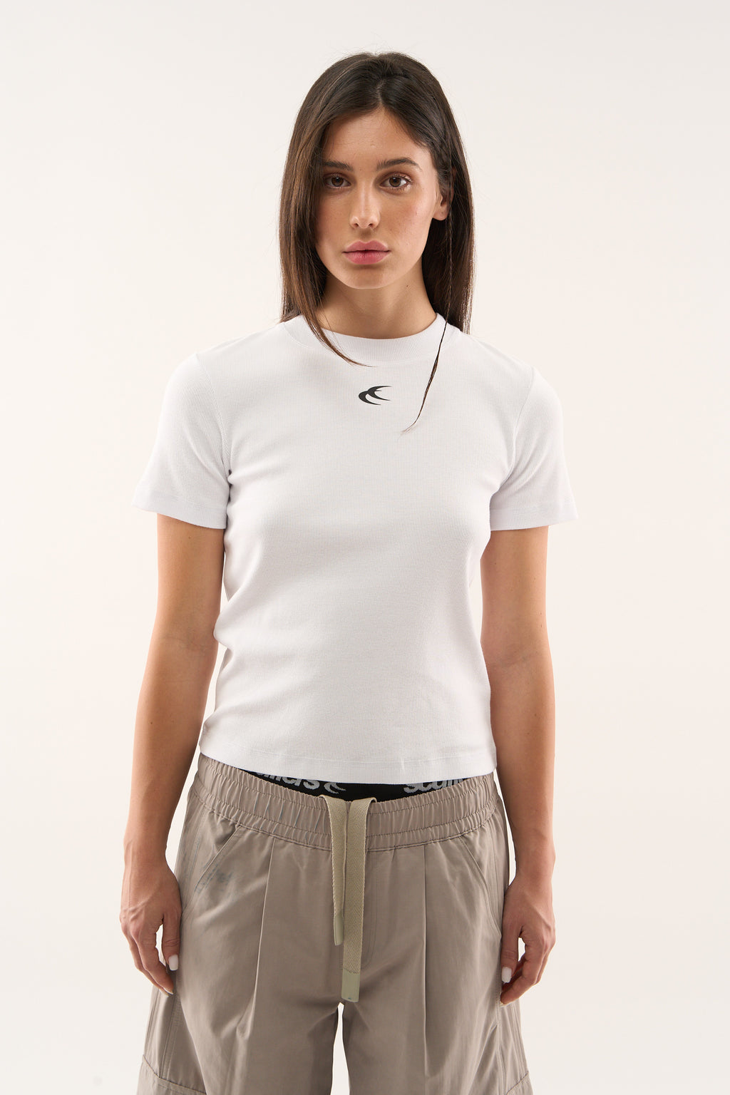 T-Shirts Scuffers Calvin Top Blancos | 67312KHYQ