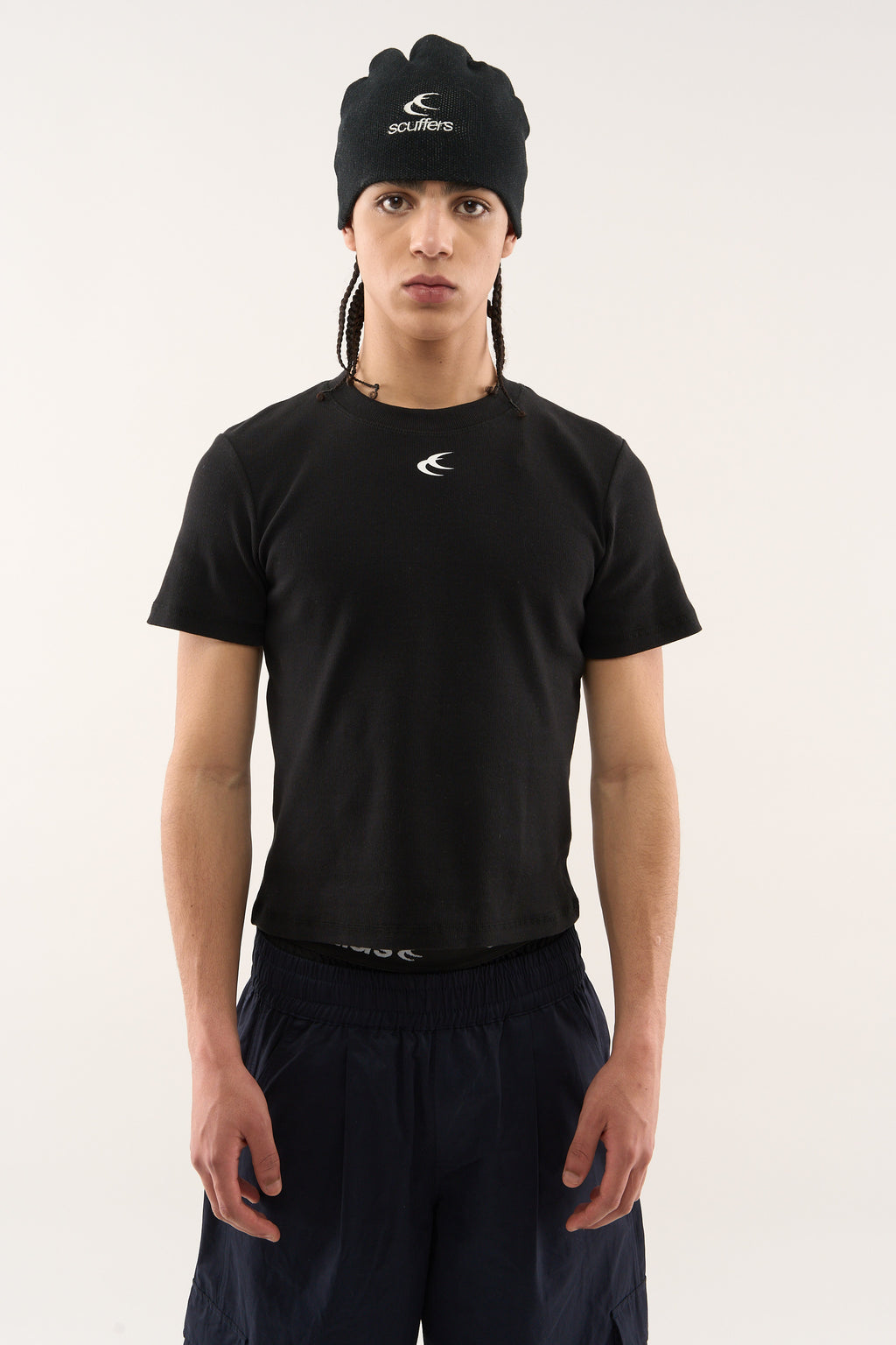 T-Shirts Scuffers Calvin Top Negros | 96274AMCV