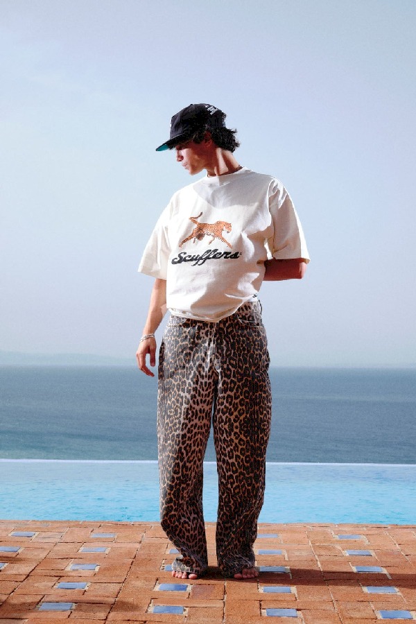 T-Shirts Scuffers Cheetah Blancos | 67214MTCS