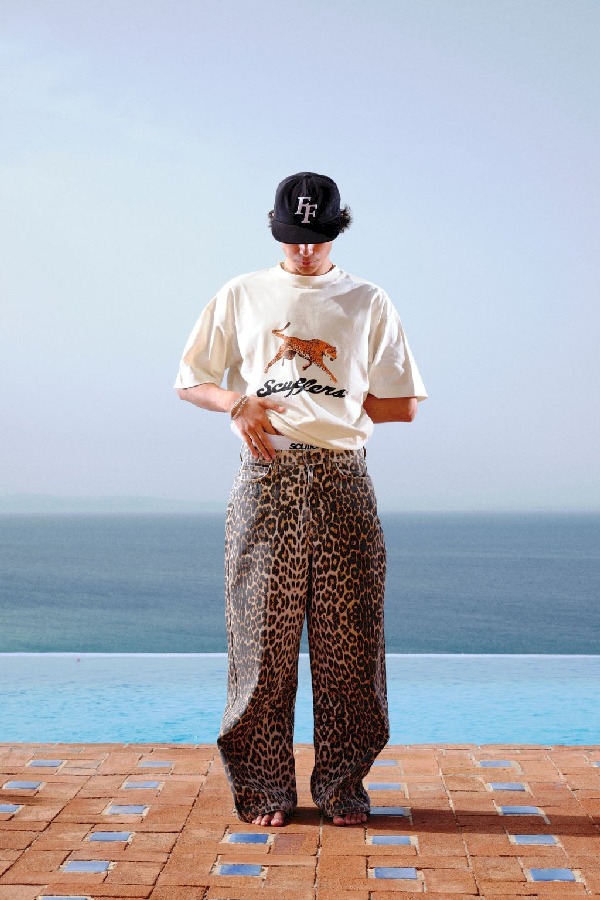 T-Shirts Scuffers Cheetah Blancos | 67214MTCS