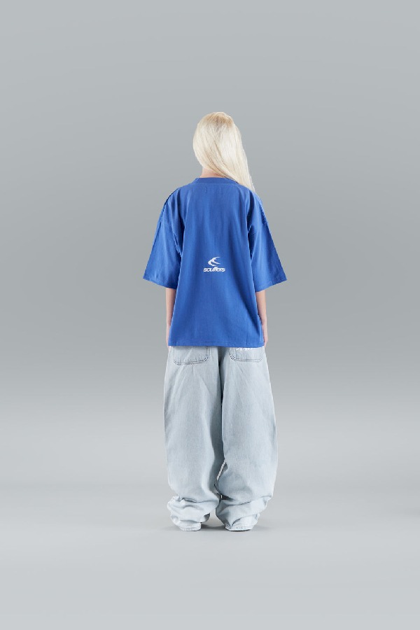 T-Shirts Scuffers Clover T-Shirt Azul Rey | 71698GXTU